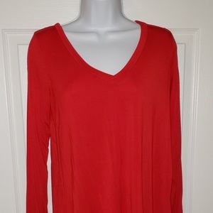 Peyton Jensen Hi-Low Long Sleeve Tee S